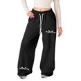 thumbnail image 1 of CONROSES Girl'S Baggy Workout Pants Wide Leg Sports Pants for Girls Trendy Graphic Y2K Elastic Waist Drawstring Athletic Jogger Pants With Pockets, 1 of 8
