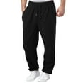 thumbnail image 1 of CONROSES Girls Baggy Sweatpants Wide Leg Sweat Pants for Girls Trendy Solid Elastic Waist Drawstring Athletic Jogger Pants With Pockets, 1 of 9
