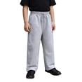 thumbnail image 1 of CONROSES Kids Boys Baggy Sweatpants Wide Leg Sweat Pant for Child Solid Elastic Waist Drawstring Cozy Jogger Trousers with Pockets, 1 of 9