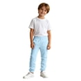 thumbnail image 1 of CONROSES Kids Boys Linen Pants Straight Leg Pant for Child Solid Elastic Waist Drawstring Summer Lightweight Jogger Trousers with Pockets, 1 of 6