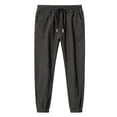 thumbnail image 1 of CONROSES Kids Boys Workout Pants Straight Leg Sports Pant for Child Solid Elastic Waist Drawstring Cozy Athletic Jogger Trousers with Pockets, 1 of 4