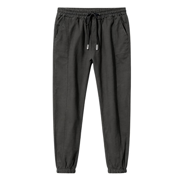 CONROSES Kids Boys Workout Pants Straight Leg Sports Pant for Child Solid Elastic Waist Drawstring Cozy Athletic Jogger Trousers with Pockets