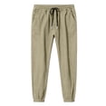 thumbnail image 1 of CONROSES Kids Boys Workout Pants Straight Leg Sports Pant for Child Solid Elastic Waist Drawstring Cozy Athletic Jogger Trousers with Pockets, 1 of 4