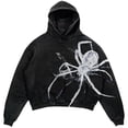thumbnail image 1 of CONROSES Men's Hoodies Spider Graphic Y2K Long Sleeve Pullover Hoodie for Men Fall Streetwear Hooded Sweatshirts with Pocket, 1 of 3