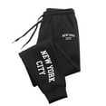 thumbnail image 1 of CONROSES Mens Baggy Sweatpants Letter Graphic Y2K Pants for Men Casual Wide Leg Elastic Waist Drawstring Soft Loose Sports Joggers With Pockets, 1 of 2