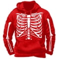 thumbnail image 1 of CONROSES Mens Halloween Hoodies Hallowmas Skeleton Graphic Long Sleeve Pullover Hoodie for Men Fall Winter Hooded Sweatshirts with Pocket, 1 of 3