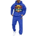 thumbnail image 1 of CONROSES Mens Sweatsuits 2 Peice Set Casual Sweat Suit for Men Graphic Y2K Long Sleeve Hoodies Joggers Fashion Streetwear Jogging Track Suits, 1 of 4