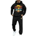 thumbnail image 1 of CONROSES Mens Sweatsuits 2 Peice Set Casual Sweat Suit for Men Graphic Y2K Long Sleeve Hoodies Joggers Fashion Streetwear Jogging Track Suits, 1 of 4
