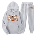thumbnail image 1 of CONROSES Mens Sweatsuits 2 Peice Set Casual Sweat Suit for Men Letter Graphic Y2K Long Sleeve Hoodies Pants Comfy Fall Winter Jogging Track Suits, 1 of 2