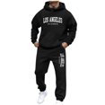 thumbnail image 1 of CONROSES Mens Tracksuits 2 Peice Set Casual Sweat Suit for Men Letter Graphic Y2K Long Sleeve Hoodies Joggers Fashion Streetwear Jogging Track Suits, 1 of 4