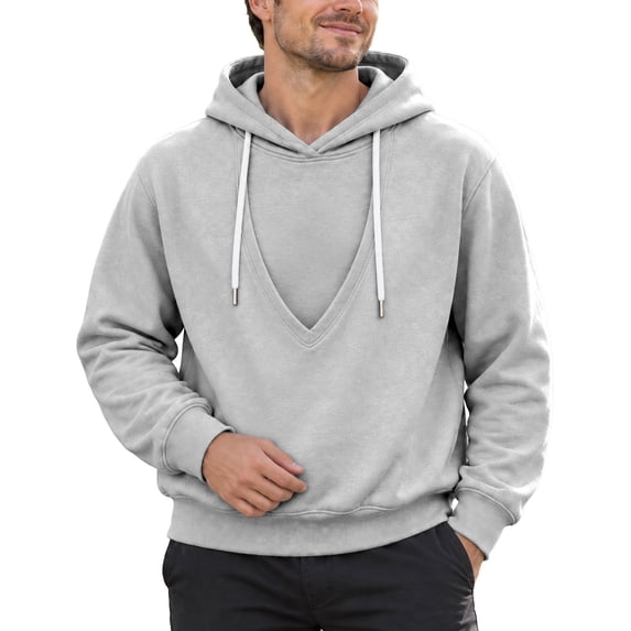 CONROSES Pet Pouch Hoodie for Men Kangaroo Pocket Puppy Cat Dog Hoodie Cozy Long Sleeve Warm Pet Carrier Hooded Sweatshirts