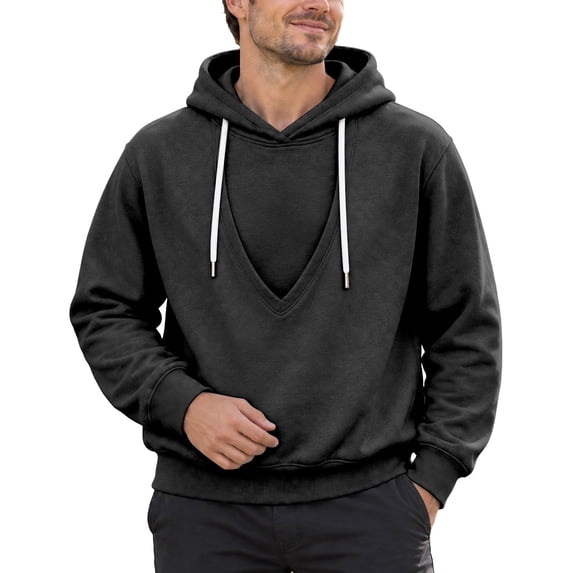 CONROSES Pet Pouch Hoodie for Men Kangaroo Pocket Puppy Cat Dog Hoodie Cozy Long Sleeve Warm Pet Carrier Hooded Sweatshirts