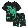thumbnail image 1 of CONROSES Toddler Boys Clothes Sets Dinosaur Graphic Short Sleeve T-Shirt Shorts Outfits for Kids, Sizes 2-3 Years, 1 of 8