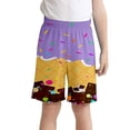 thumbnail image 1 of CONROSES Toddler Boys Shorts Ice Cream Graphic Shorts for Boy Casual Elastic Waist Cozy Dailywear 13-14 Years, 1 of 4