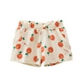 thumbnail image 1 of CONROSES Toddler Girls Shorts Starwberry Graphic Shorts for Girls Trendy Elastic Waist Soft Dailywear, Sizes 6-7 Years, 1 of 2