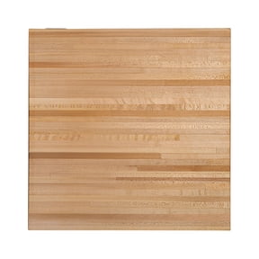 CONSDAN Butcher Block Counter Top, USA Grown Hard Maple Solid Hardwood Countertop, Washer/Laundry Countertop, Table Top, Polished, Prefinished with Food-safe Oil, 1.5" Thickness, 36" L x 36" W