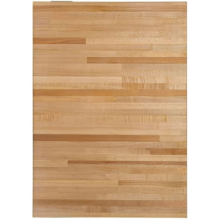 CONSDAN Butcher Block Counter Top, USA Grown Hard Maple Solid Hardwood Countertop, Washer/Laundry Countertop, Table Top, Polished, Prefinished with Food-safe Oil, 1.5" Thickness,60" L x 25" W