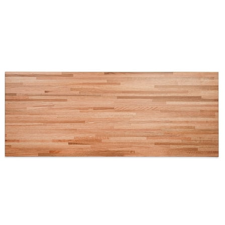 CONSDAN Butcher Block Counter Top, USA Grown Solid Oak Wood Countertop, Washer/Laundry Countertop, Table Top, Polished, Prefinished with Food-safe Oil, 1.5" Thickness, 18" L x 25" W