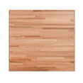 thumbnail image 1 of CONSDAN Butcher Block Counter Top, USA Grown Solid Oak Wood Countertop, Washer/Laundry Countertop, Table Top, Polished, Prefinished with Food-safe Oil, 1.5" Thickness, 12" L x 25" W, 1 of 6
