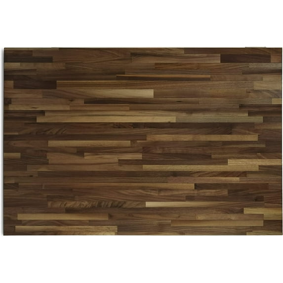 CONSDAN Butcher Block Counter Top, Walnut Solid Hardwood Countertop, Wood Slabs for Kitchen, Reversible, Both Side Polished, Prefinished with Food-safe Oil, 1.5" Thickness, 72"x36"