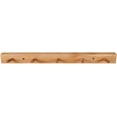 thumbnail image 1 of CONSDAN Coat Rack Wall Mount, USA Grown Hickory Coat Hooks with 5 Hooks, Wooden Coat Hanger Wall Mount for Hanging Coats, Jacket, Clothes, Hat, Natural Hickory, 1 of 6