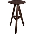 thumbnail image 1 of CONSDAN Counter Height Bar Table(Table Only), Round Bistro Pub Dining Set with Wood Top, Ideal for Breakfast, Dinner, Coffee, and Small Spaces, Easy Assembly, Rustic Brown, 1 of 6