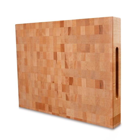 CONSDAN Cutting Board, Hard Maple Butcher Block, End Grain, 20x15 Inch, 2.25 thickness