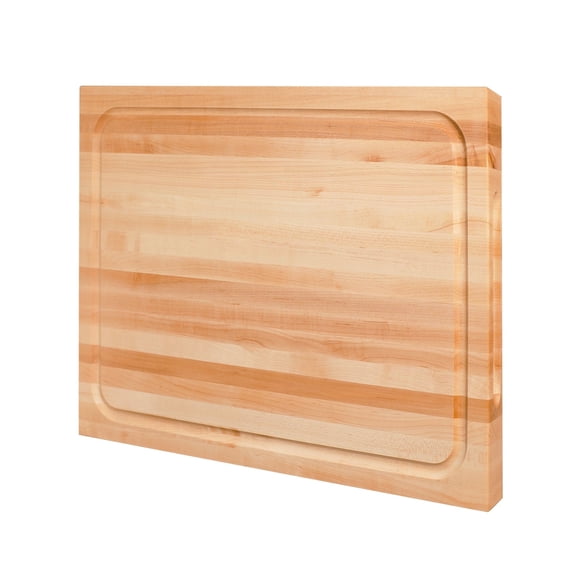 CONSDAN Hard Maple Cutting Baord for Kitchen, 16" x 12", USA Grown Hardwood, 1" Thick