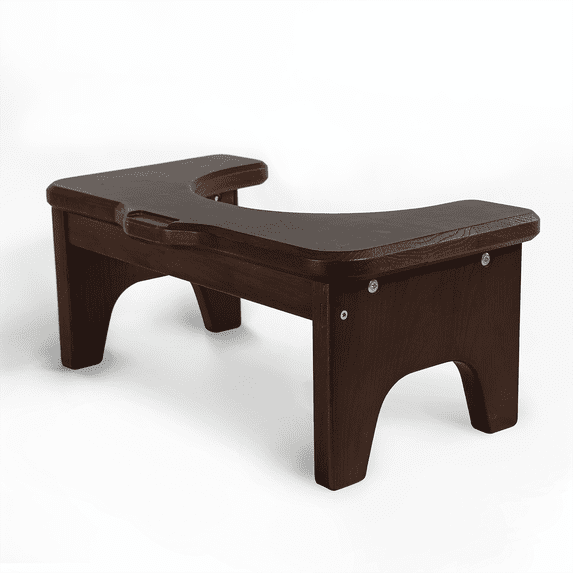 CONSDAN Squatting Toilet Stool, Bathroom Stool, Poop Stool, Step Stools for Kids (Chocolate Color)