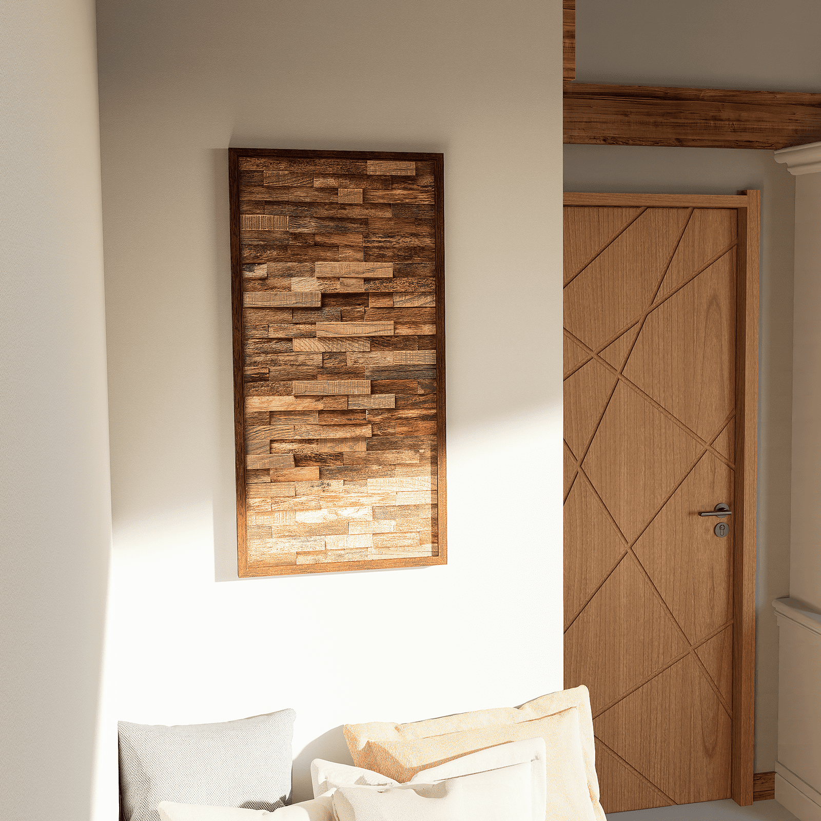 CONSDAN Wood Wall Decor | USA Grown Hardwood, Rustic Wooden Wall Art, Home Decorations for ...