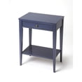 thumbnail image 1 of Blue - Blue - Rectangular - Rubberwood solids, MDF, cherry veneer - BUTLER COBBLE HILL NAVY BLUE CONSOLE TABLE, 1 of 2