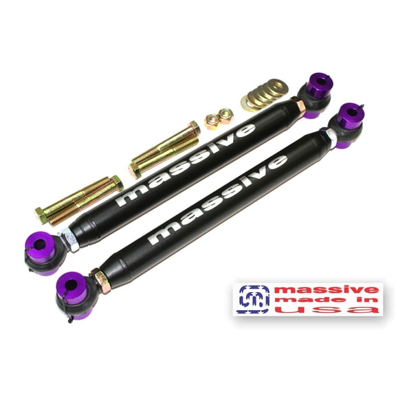 CONSPIRACY TEXTURED BLACK- Made in USA- Upper Control Arms UCA Rear Compatible with 02-09 GM Trailblazer Envoy GMT360 SS Bravada Rainer Ascender 9-7X- RaceSpec Adjustable