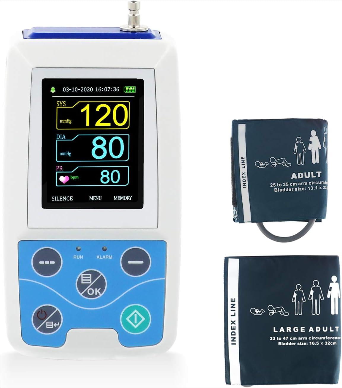 24h Ambulatory Blood Pressure Monitor Upper Arm 6 BP cuffs Adult Kids USB  PC SW