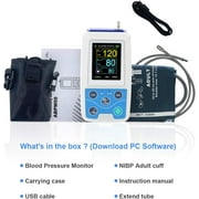 CONTEC ABPM50 Ambulatory Blood Pressure Monitor+Software 24h NIBP Holter(One Adult Cuff) Upper Arm