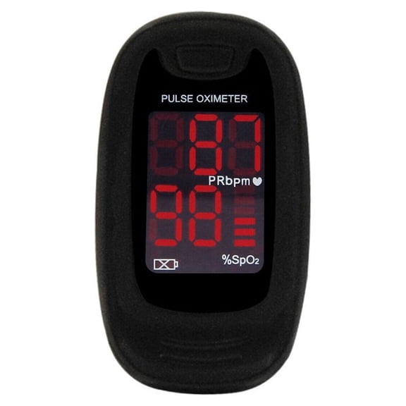 CONTEC CMS50M Fingertip Pulse Oximeter Blood Oxygen Saturation SpO2 monitor Black