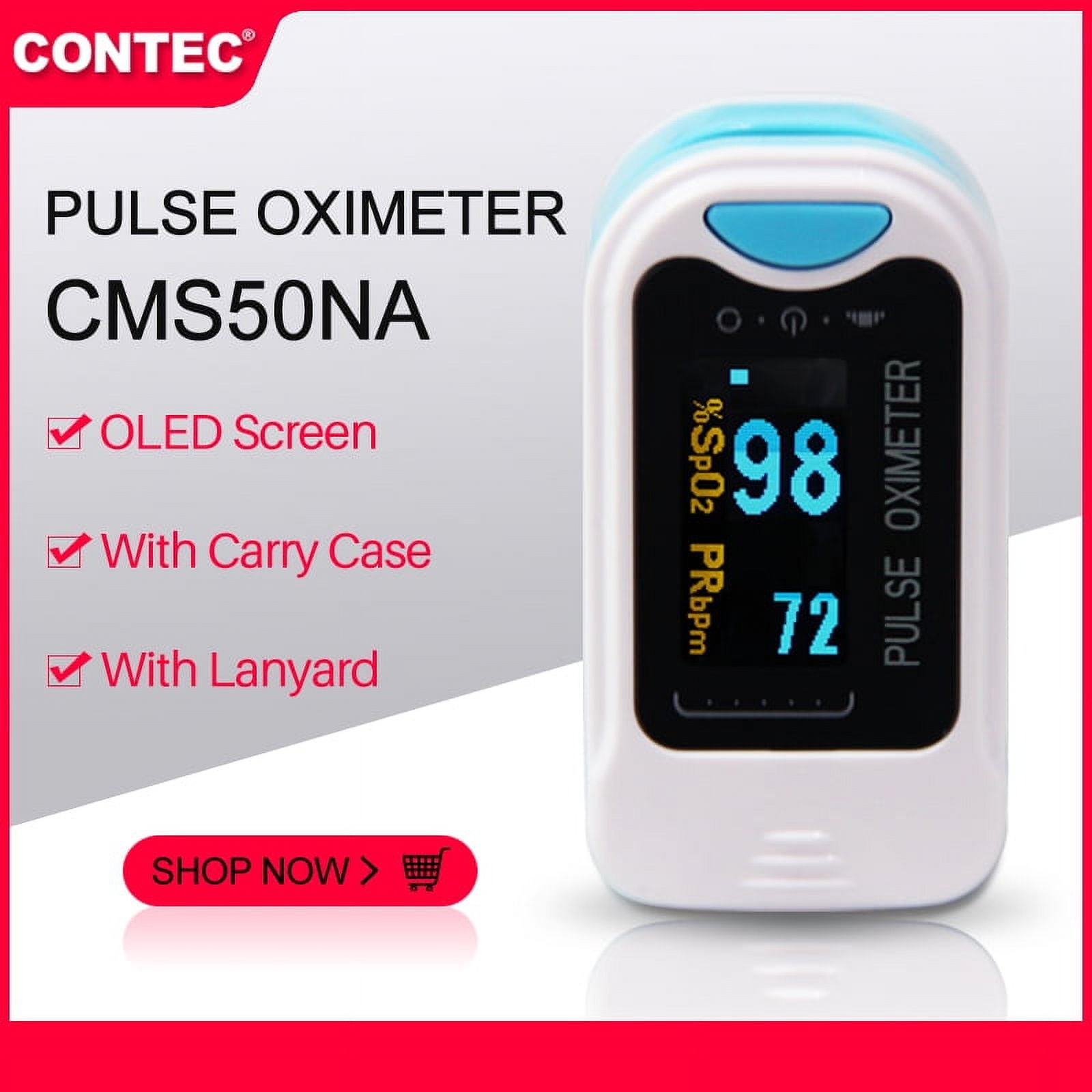 CONTEC OLED Fingertip Pulse Oximeter (Model CMS50NA)