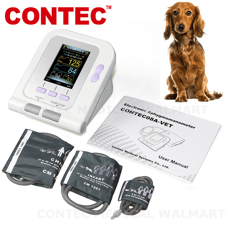 FDA Vet Veterinary OLED Digital Blood Pressure Monitor small Cuff,PC  software.US