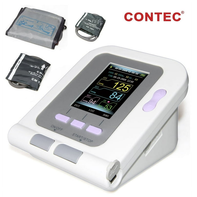 08A Pediatric Digital blood pressure monitor WIHT 1 adult , 3 Pediatric Cuff  . Oximeter available - Blood Pressure Monitor Depot