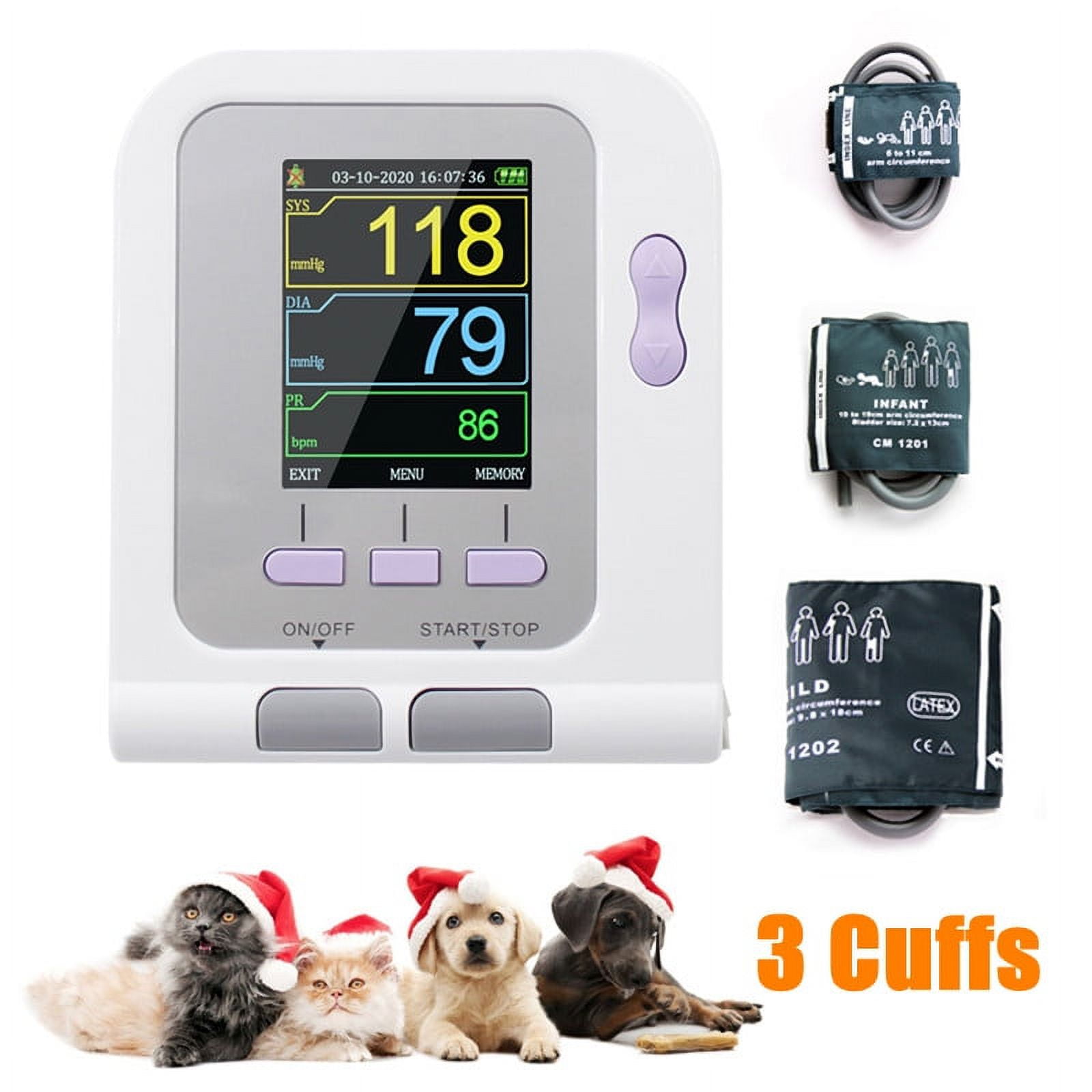 Veterinary Blood Pressure Monitor NIBP Machine Digital Animal Monitor small  cuff
