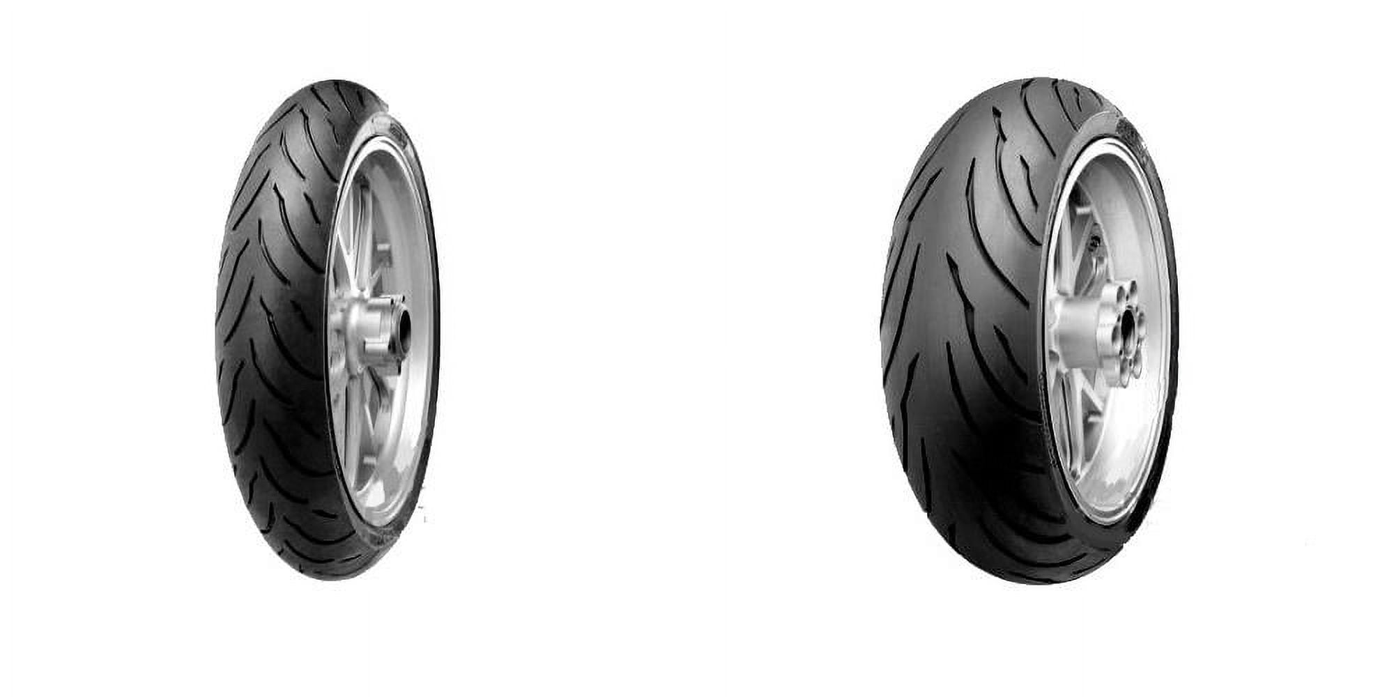 コンチネンタル ContiRoad タイヤ 前後セット（110/150） CONTINENTAL Motion Sport Touring Front & Rear Tire Set, 110/70ZR17