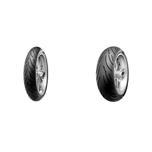 CONTINENTAL Motion Sport Touring Front & Rear Tire Set, 120/70ZR17 (58W) & 180/55ZR17 (73W)