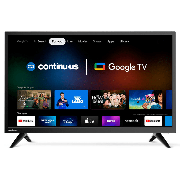 CONTINU.US 40-inch Smart 12 Volt TV | 1080p Android Google 12V Television  with Google Assistant, Chromecast & Free Streaming Apps | Smart TV for RVs