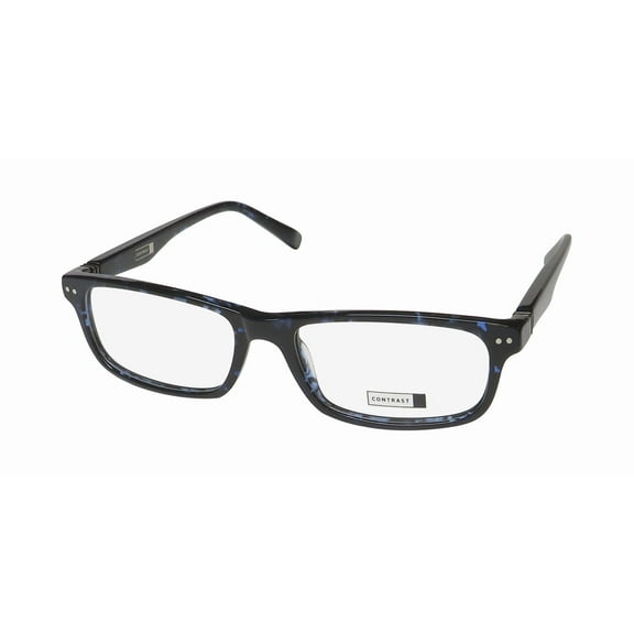 CONTRAST JEFFERSON EYEGLASS FRAME/GLASSES PERFECT FOR SCHOOL/OFFICE/WORK CASUAL