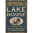 thumbnail image 1 of CONTRERAS'S Lake House Blue Cabin Home Decor 8 x 12 Matte Finish Metal 108120038299, 1 of 1