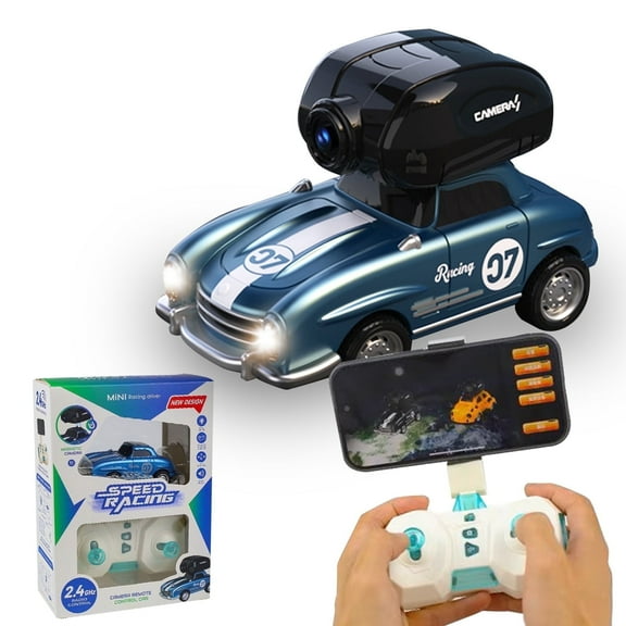 Mini Remote Control Car with Camera, FPV RC Car, Blue