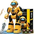 thumbnail image 1 of Remote Control Robot Singing Dancing Programmable with Infrared Gesture,Gifts for Kids Age Group3 -8 (Yellow), 1 of 9