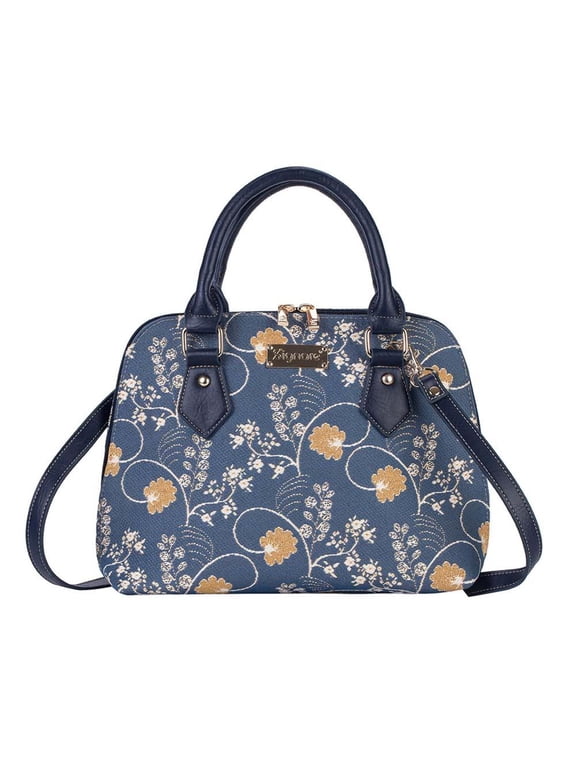 Women's Tapestry Convertible Crossbody Bag - Jane Austen Blue
