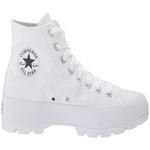 Converse Womens Chuck Taylor All Star Lugged White/Black/White Sneaker US 10