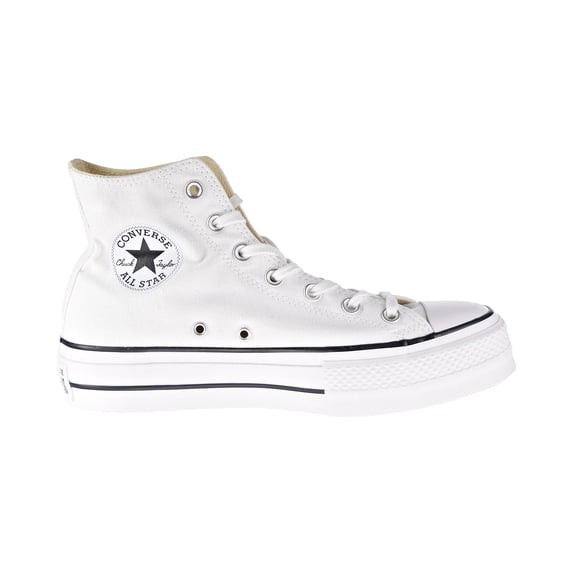 CONVERSE LIFT HI Platform Women's Sneaker Shoes High Top Chuck Taylors All Sizes (White,5)