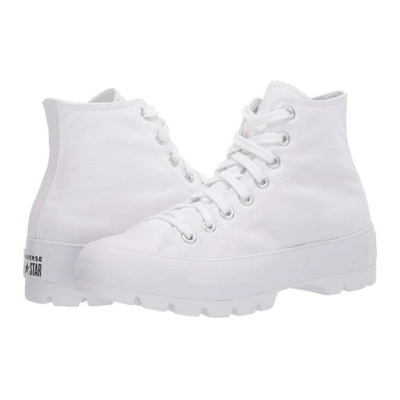 CONVERSE LUGGED HI Platform Women's Sneaker Shoes High Top Chuck Taylor ALL Star (White,11)